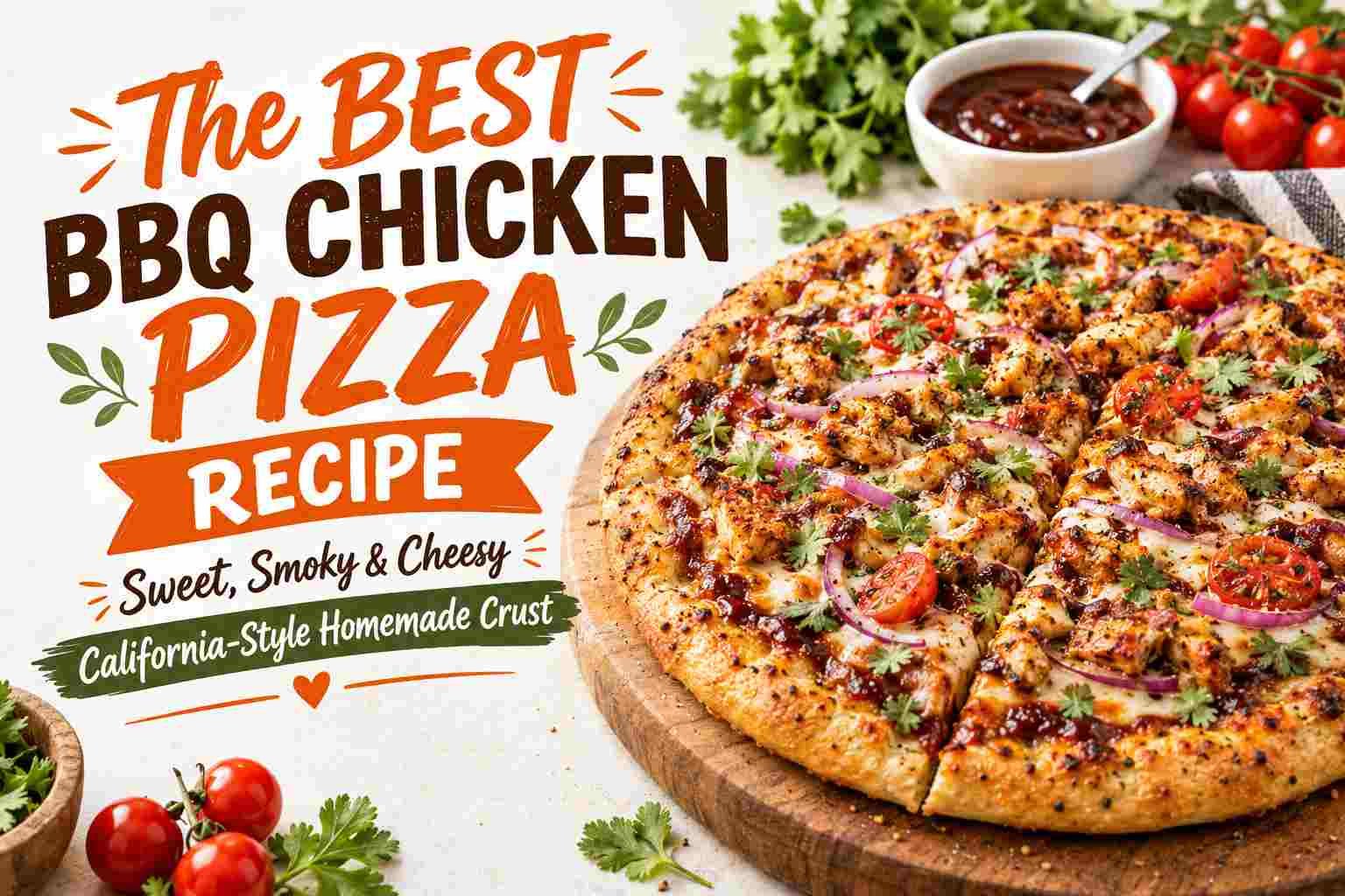 The BEST BBQ Chicken Pizza Recipe