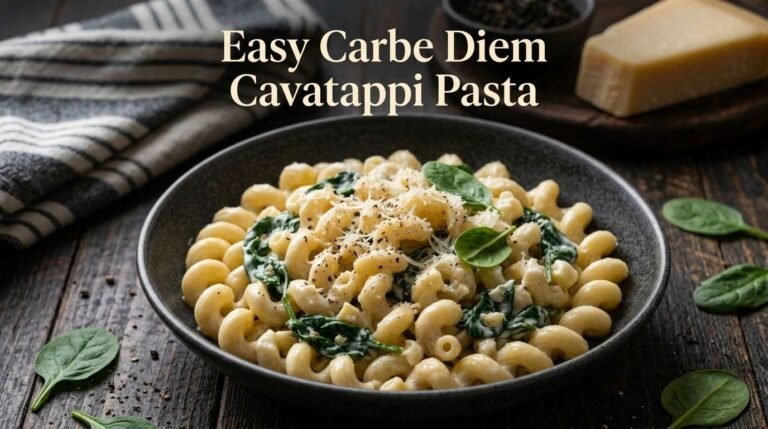 Easy Carbe Diem Cavatappi Pasta