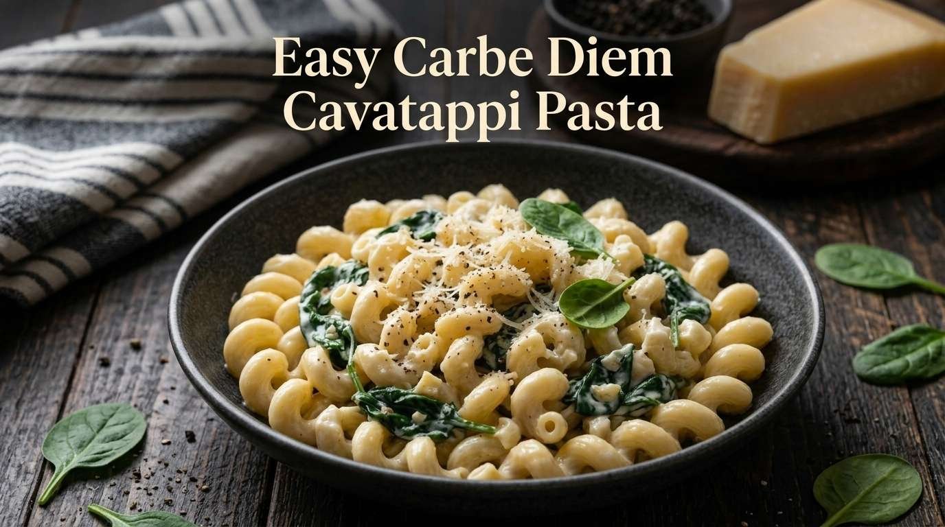 Easy Carbe Diem Cavatappi Pasta