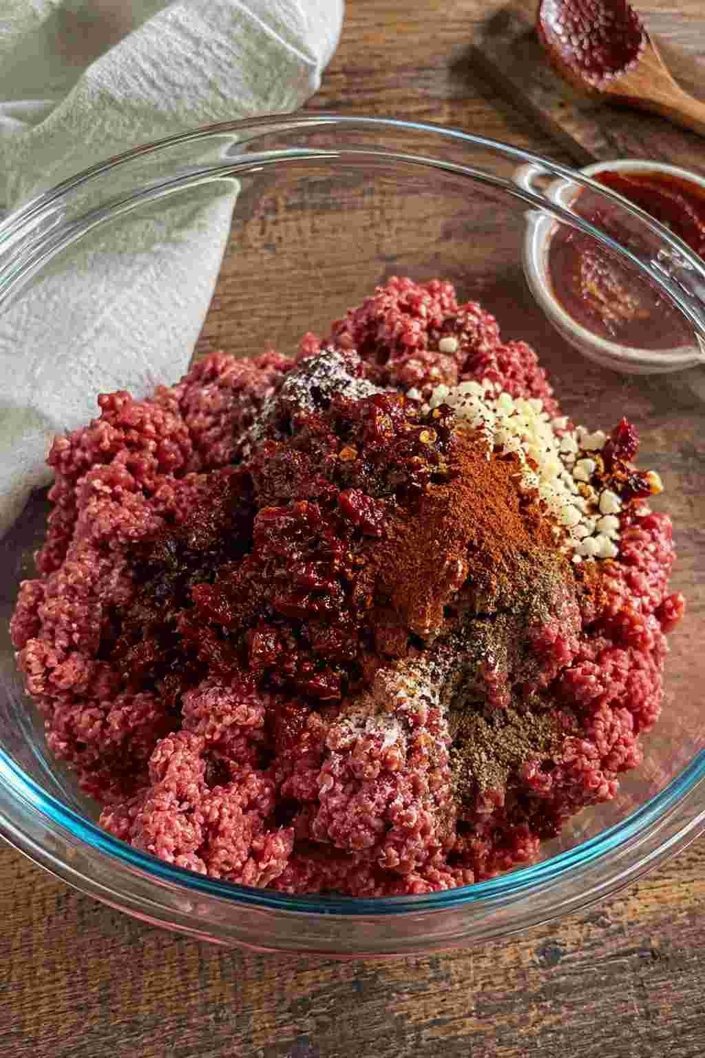 Smoky Chipotle Burger Patties Preparation