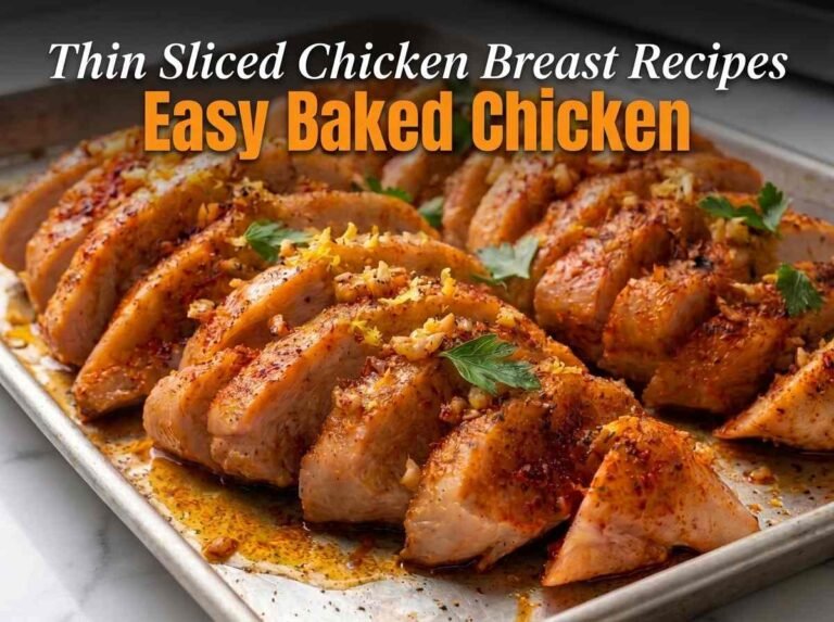 Thin Sliced Chicken Breast Recipes Easy Baked Chicken