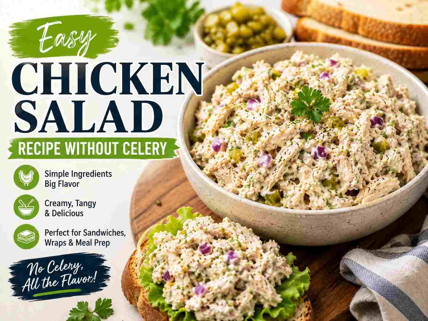 Easy Chicken Salad Recipe Without Celery
