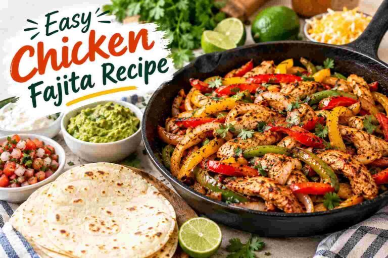 Easy Chicken Fajita Recipe