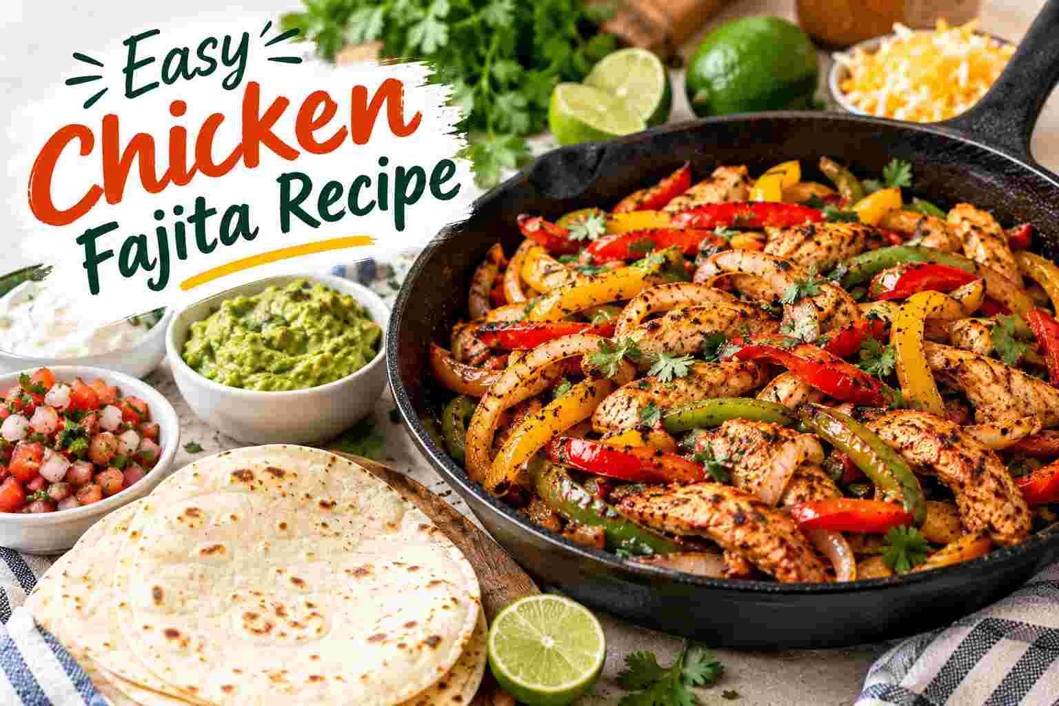 Easy Chicken Fajita Recipe