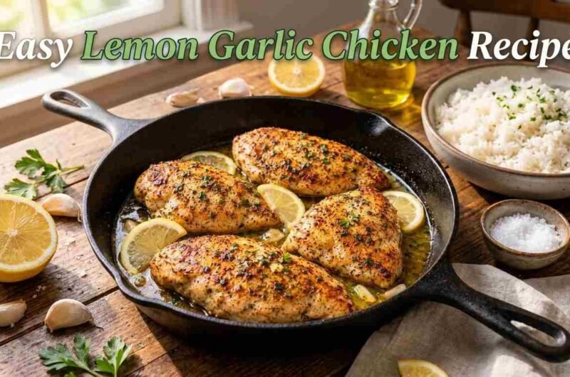 Easy Lemon Garlic Chicken Recipe