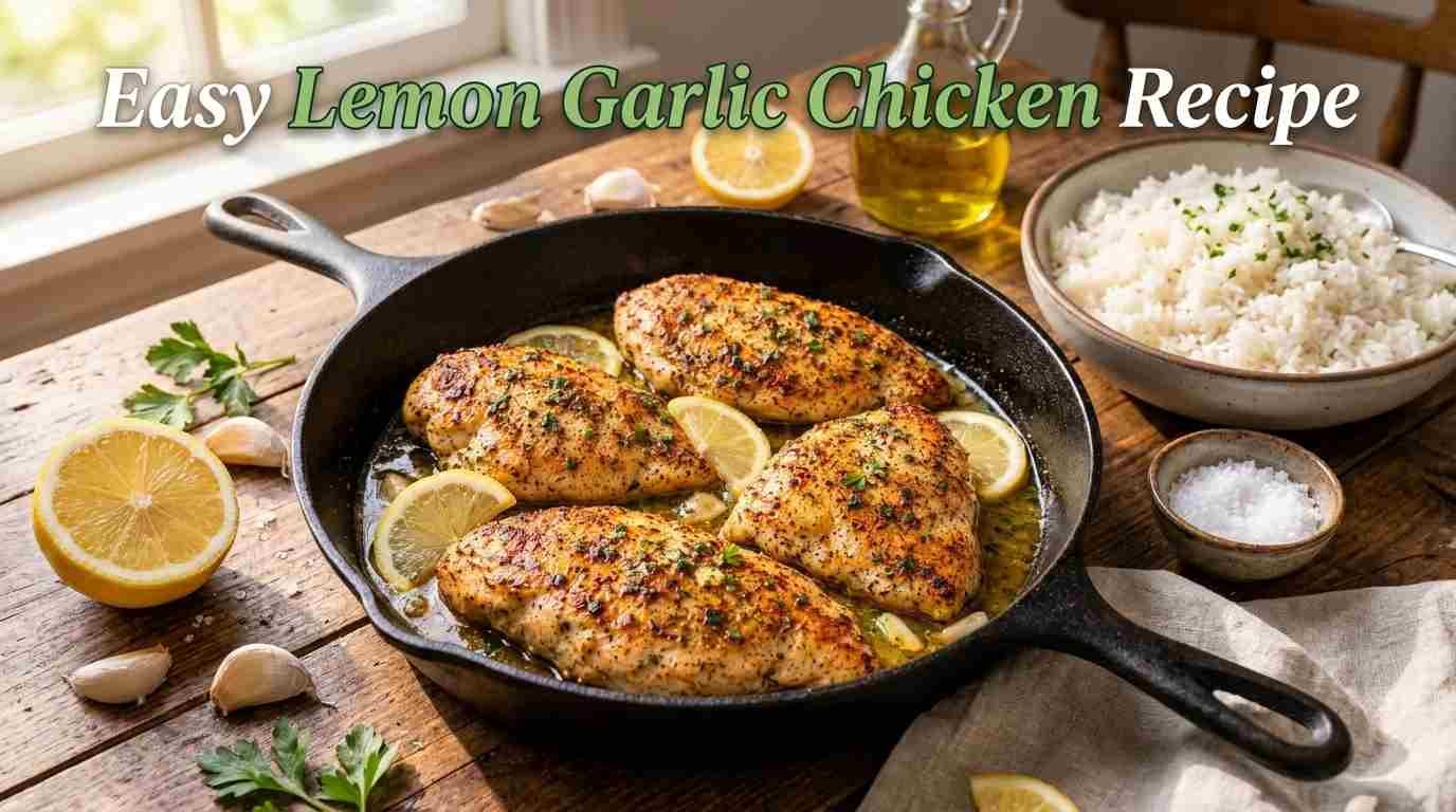 Easy Lemon Garlic Chicken Recipe