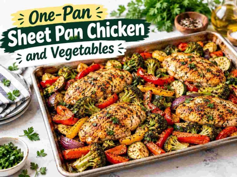 One-Pan Sheet Pan Chicken and Vegetables