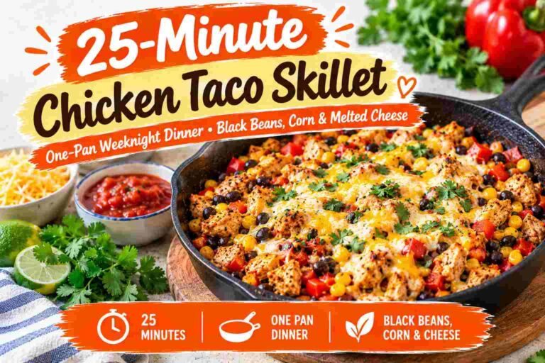25-Minute Chicken Taco Skillet